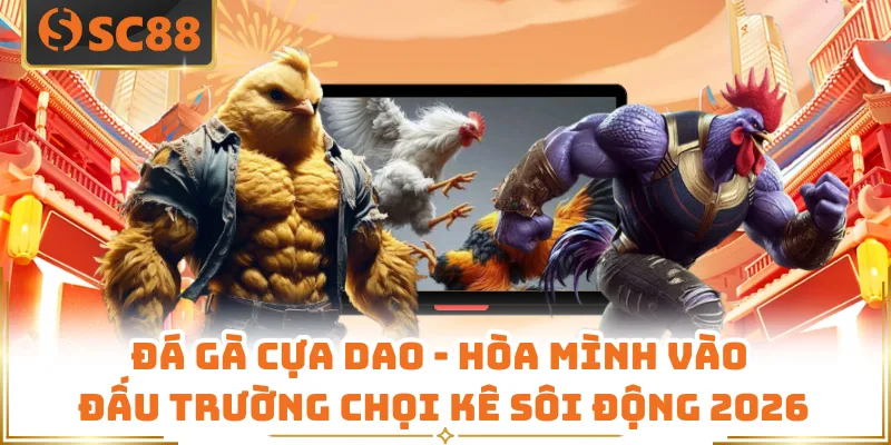 Đá Gà Cựa Dao - Hòa Mình Vào Đấu Trường Chọi Kê Sôi Động 2026